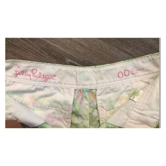 Lilly Pulitzer The Buttercup Short 5" Inseam Women's Shorts Size 00 - Picture 3 of 5